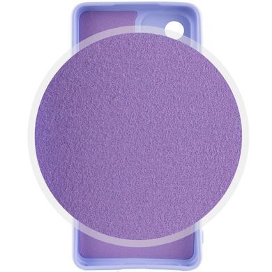 Чохол для Samsung Galaxy S21 FE Silicone Full camera закритий низ + захист камери Бузковий / Dasheen