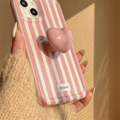 Чехол для iPhone 14 Pro Max Love Believe Case Pink