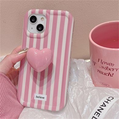 Чехол для iPhone 14 Pro Max Love Believe Case Pink
