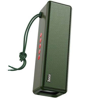 Акустика HOCO Bounce sports wireless speaker IPX4 HC3 |BT, TWS, AUX, FM, TF, USB| dark green