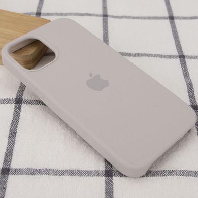 Чехол silicone case for iPhone 12 Pro / 12 (6.1") (Серый / Stone)