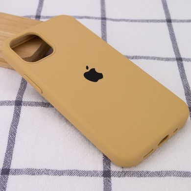 Чехол Silicone Case Full Protective (AA) для Apple iPhone 12 mini (5.4") (Золотой / Gold)