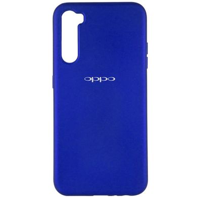 Чехол Silicone Cover Full Protective (A) для OPPO Realme 6 Pro Тёмно-синий