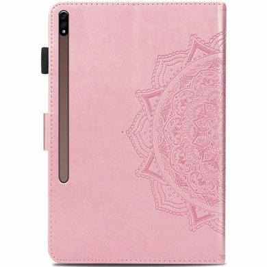 Кожаный чехол (книжка) Art Case с визитницей для Samsung Galaxy Tab S7 (Розовый)
