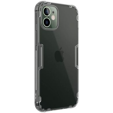 TPU чехол Nillkin Nature Series для Apple iPhone 12 mini (5.4") (Серый (прозрачный))