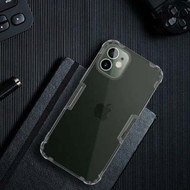 TPU чехол Nillkin Nature Series для Apple iPhone 12 mini (5.4") (Серый (прозрачный))