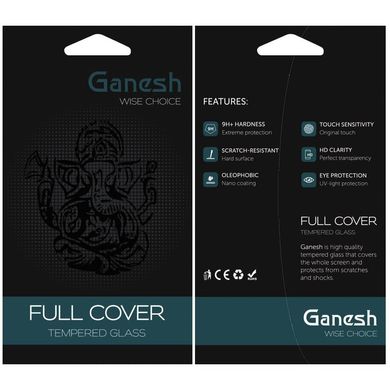 Защитное стекло Ganesh 3D для Apple iPhone 7 plus / 8 plus (5.5") (Черный)