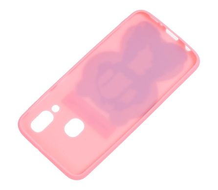 Чехол для Samsung Galaxy A40 (A405) мишка "Love Me" розовый