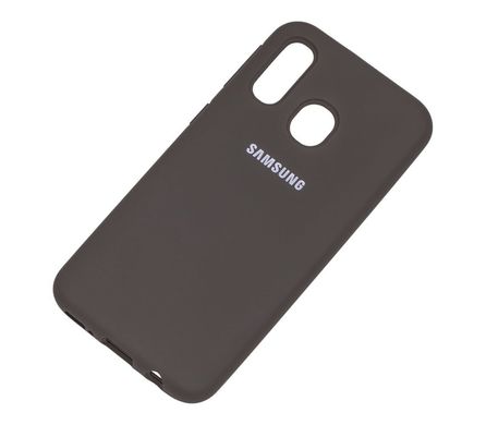 Чехол для Samsung Galaxy A40 (A405) Silicone Full оливковый