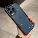Чехол для Iphone 12 Pro Max Metal HD Clear Case Black