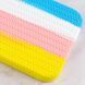 Чехол Silicone case Full Braided для Apple iPhone 13 Pro (6.1"") Желтый / Голубой