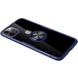 TPU+PC чехол Deen CrystalRing for Magnet (opp) для Apple iPhone 13 Pro (6.1"") Бесцветный / Синий