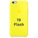 Чехол silicone case for iPhone 6/6s Flash / желтый