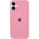 Чехол для Apple iPhone 16 Silicone Case Full / закрытый низ Розовый / Pink