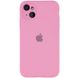 Чохол для Apple iPhone 13 Silicone Full camera закритий низ + захист камери / Рожевий / Light pink
