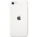 Чехол Silicone Case (AA) для Apple iPhone SE (2020) (Белый / White)