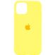 Чехол для Apple iPhone 11 Pro Silicone case Full / закрытый низ (Желтый / Yellow)