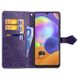 Кожаный чехол (книжка) Art Case с визитницей для ZTE Blade A7 Fingerprint (Фиолетовый)