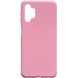 Силиконовый чехол Candy для Samsung Galaxy A32 5G (Розовый)