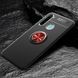 TPU чехол Deen ColorRing под магнитный держатель (opp) для Xiaomi Redmi Note 8T (Черный / Красный)