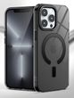 Чехол для iPhone 12 / 12 Pro Matt Clear Case with Magsafe Black