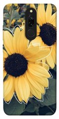 Чохол для Xiaomi Redmi 8 PandaPrint Два соняшнику квіти