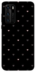 Чехол для Huawei P40 PandaPrint Сердечки паттерн