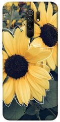 Чохол для Xiaomi Redmi 9 PandaPrint Два соняшнику квіти