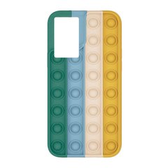 Чехол для Samsung A12 Pop-It Case Поп ит Pine Green/Yellow