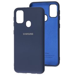 Чехол для Samsung Galaxy M21 / M30s My Colors синий с закрытым низом и микрофиброй