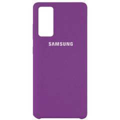 Чохол Silicone Cover (AAA) для Samsung Galaxy S20 FE (Фіолетовий / Grape)