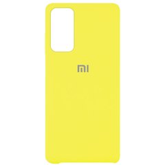 Чехол Silicone Cover (AAA) для Xiaomi Mi 10T / Mi 10T Pro (Желтый / Bright Yellow)