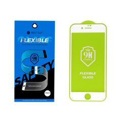 Титановое стекло для Iphone 7/8 /SE (2020) Flexible Nano BestSuit™ White, Белый