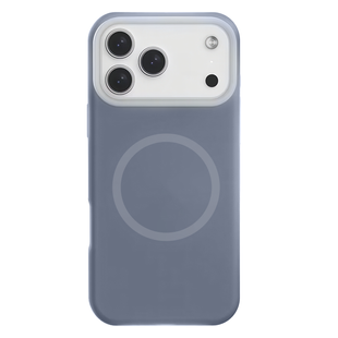 Чехол для iPhone 17 Pro / 18 Pro Neon Silicone Case MagSafe Gray