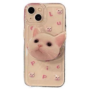 Чохол для iPhone 11 Popsocket Cat Case Transparent