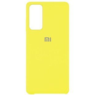 Чехол Silicone Cover (AAA) для Xiaomi Mi 10T / Mi 10T Pro (Желтый / Bright Yellow)
