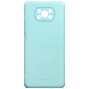 TPU чехол Molan Cano Smooth для Xiaomi Poco X3 NFC (бирюзовый)