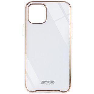 TPU+Glass чехол Venezia для Apple iPhone 11 Pro Max (6.5") (Белый / White)