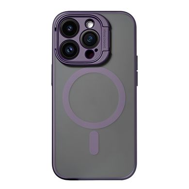 Чохол для iPhone 14 Pro Max HYBRID Case (Camera Stand) + підставка Purple