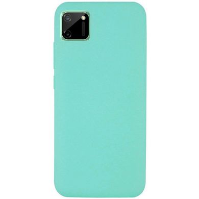 Чехол Silicone Cover Full without Logo (A) для Realme C11 Бирюзовый