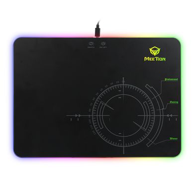 Коврик для мыши MEETION Backlit Gaming Mouse Pad RGB MT-P010| Black