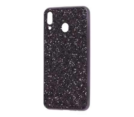 Чехол для Samsung Galaxy M20 (M205) Shining sparkles с блестками черный