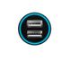 Автомобільний зарядний пристрій Hoco UC204 Dual charger 2.4A чорний