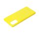 Чохол для Samsung Galaxy S20 + (G985) Molan Cano Jelly глянець жовтий