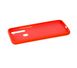 Чехол для Xiaomi Redmi Note 8 Silicone Full красный с закрытым низом и микрофиброй