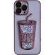 Чехол для iPhone 14 Shining Fruit Cocktail Case + стекло на камеру Pink