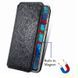 Кожаный чехол книжка GETMAN Mandala (PU) для Samsung Galaxy A32 4G Черный