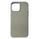 Шкіряний чохол Leather Case with MagSafe для Apple iPhone 11 Сірий / Titanium Gray