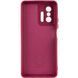 Чехол для Xiaomi 11T / 11T Pro Silicone Full camera закрытый низ + защита камеры Бордовый / Marsala
