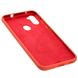 Чохол для Samsung Galaxy A11 / M11 Silicone Full червоний з закритим низом і мікрофіброю